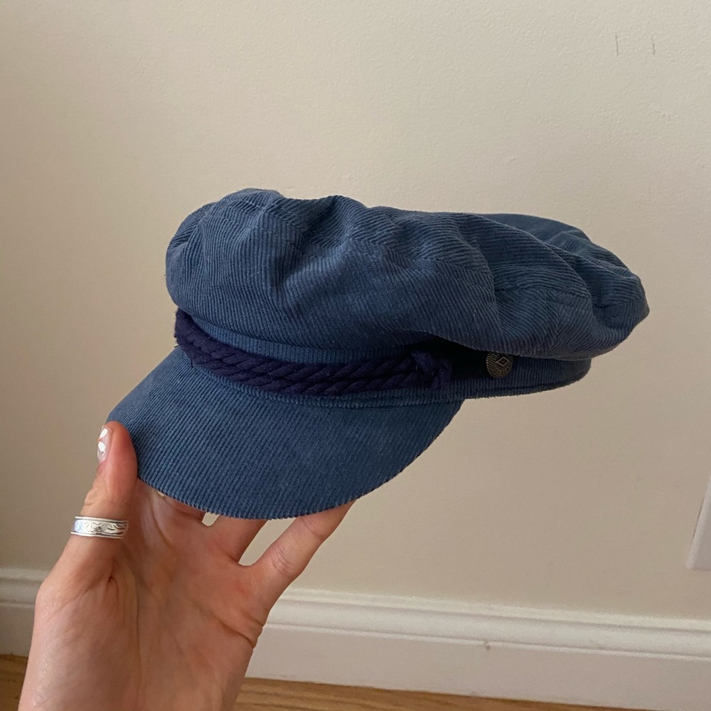 Brixton Blue Corduroy Cap